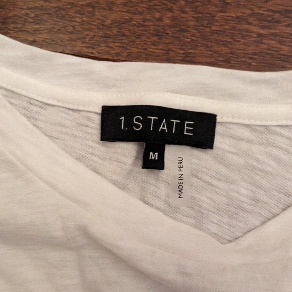 NWT 1.STATE SMOCKED TOP - Picture 3 of 3